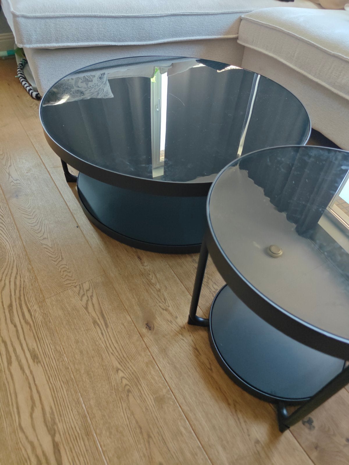 Frotorp coffee table set, Huis en Inrichting, Tafels | Salontafels, Ophalen, Minder dan 50 cm, Gebruikt, Rond