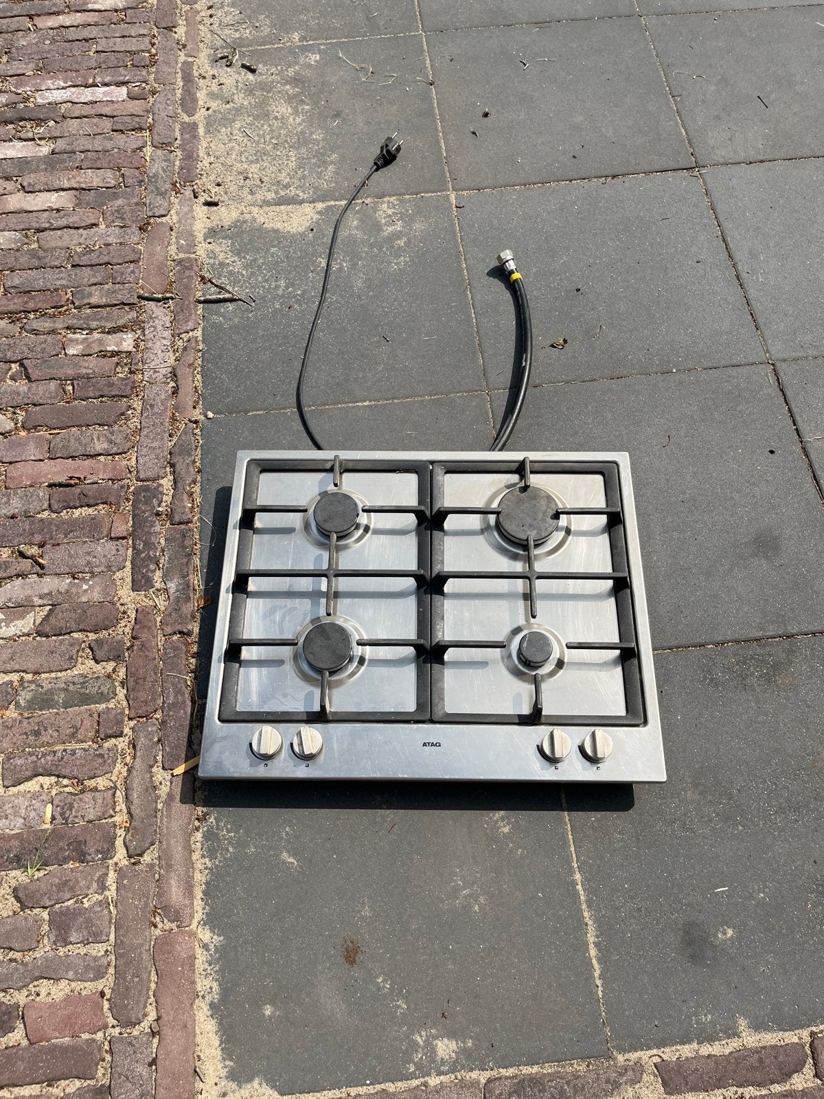 ATAG 4-pits gasfornuis - Inbouw, Ophalen, Gebruikt, 4 kookzones, Inbouw