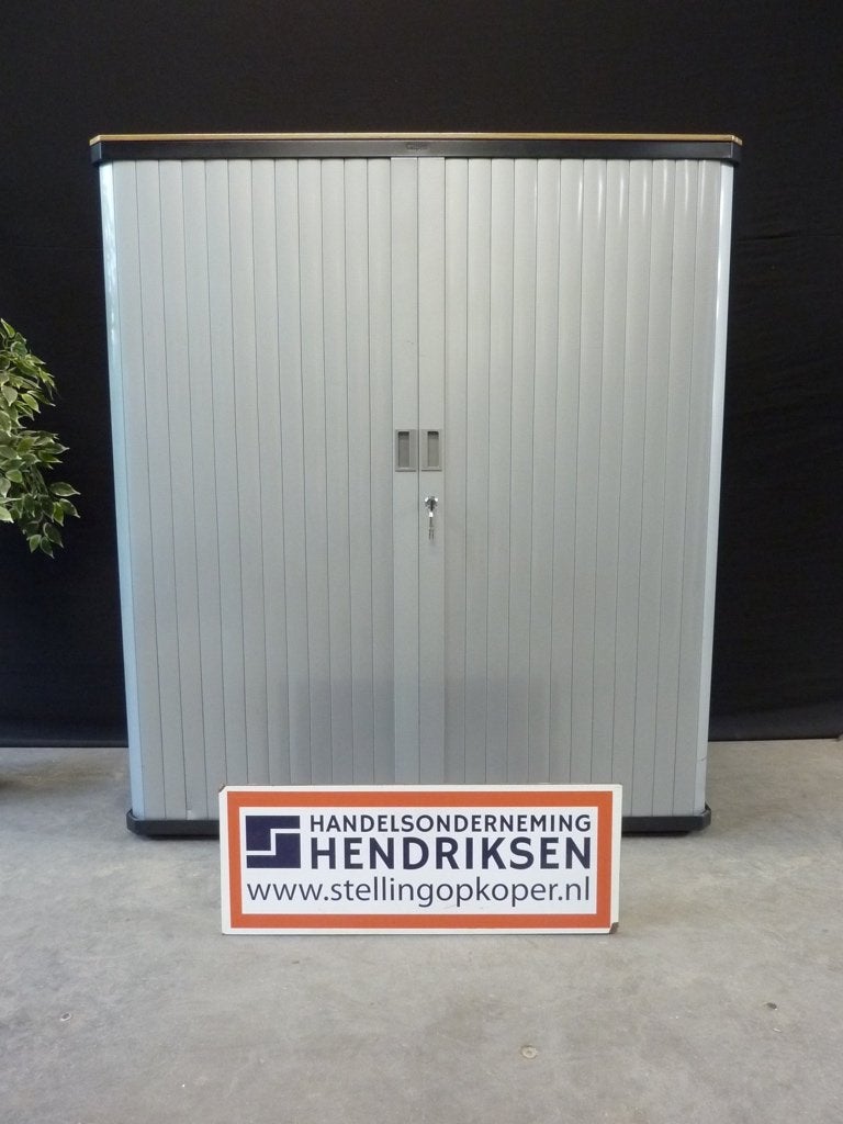 Nette Gispen roldeurkast / archiefkast + slot 120x49x135cm