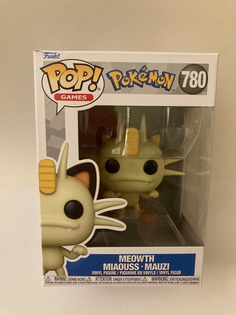 Nieuwe Funko Pop Pokemon Meowth #780, Ophalen of Verzenden, Nieuw