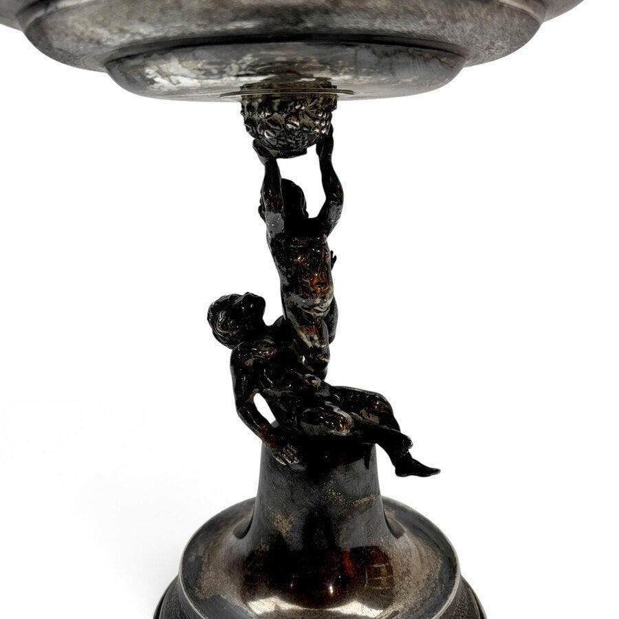 Zilveren tafelstuk, Ophalen of Verzenden, Zilver