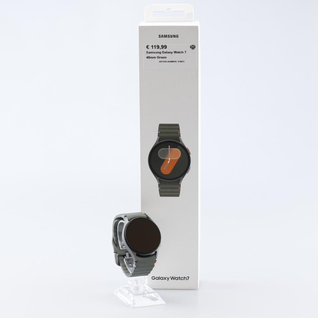 Samsung Galaxy Watch 7 40mm Groen, Samsung, Zo goed als nieuw, Support@Samsung.com, 129, Samsung-ro, Yeongtong-gu
Suwon-si, Gyeonggi-do 16677
South Korea