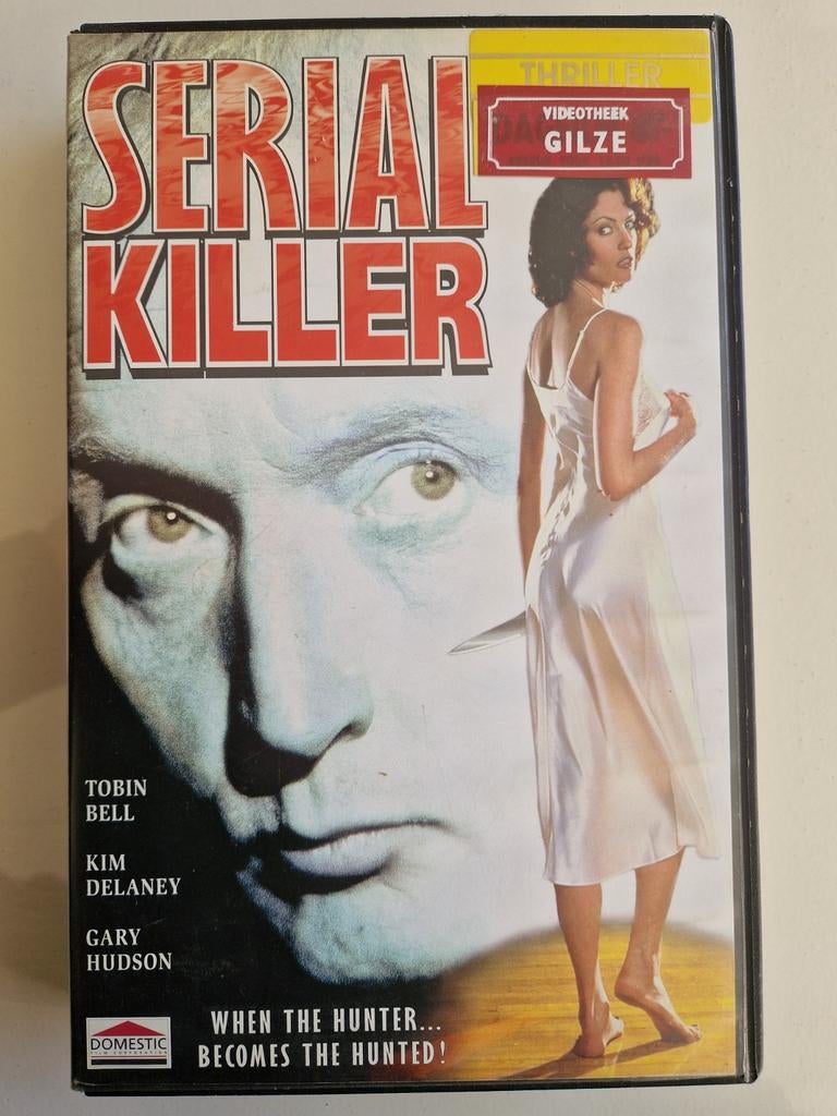 SERIAL KILLER [VHS] Thriller / Tobin Bell, Vanaf 16 jaar, Verzenden, Gebruikt, Thrillers en Misdaad