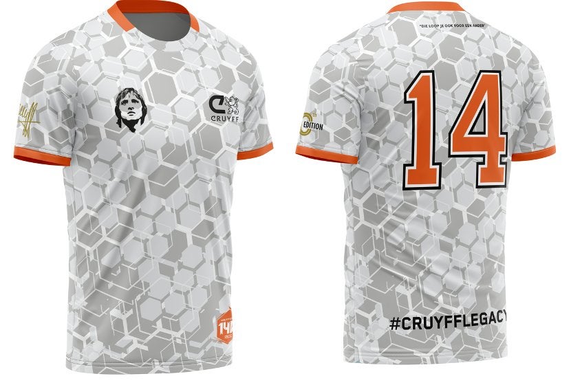 Cruyff 14k run sport shirt maat M NIEUW IN DE VERPAKKING, Cruyff, Maat 48/50 (M), Wit, Nieuw