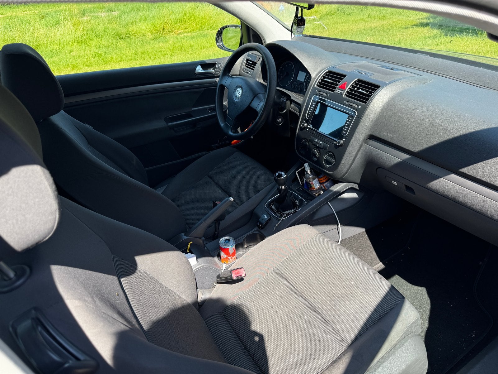VW Golf 5 2007 Zwart Benzine, Voorwielaandrijving, USB, Zwart, Handgeschakeld