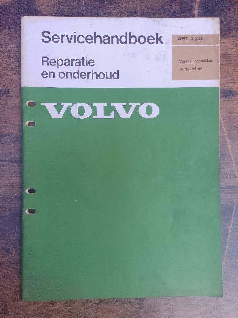 Volvo dealer werkplaatsboek (1975) versnellingsbak M45 - M46, Boeken, Auto's | Boeken, Verzenden, Gelezen, Volvo