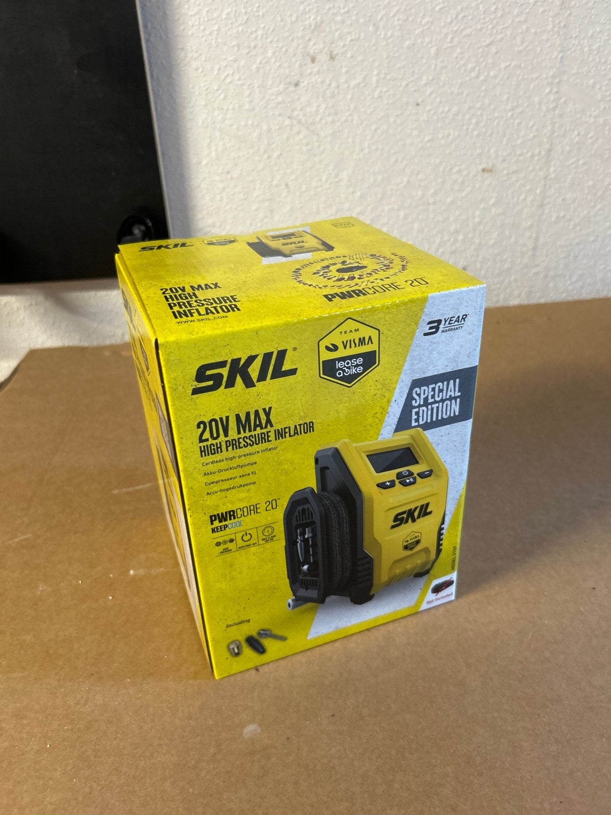 SKIL 20V Max Hogedruk Inflator compressor - Special Edition, Doe-het-zelf en Verbouw, Compressors, 10 bar of meer, Nieuw, Ophalen of Verzenden