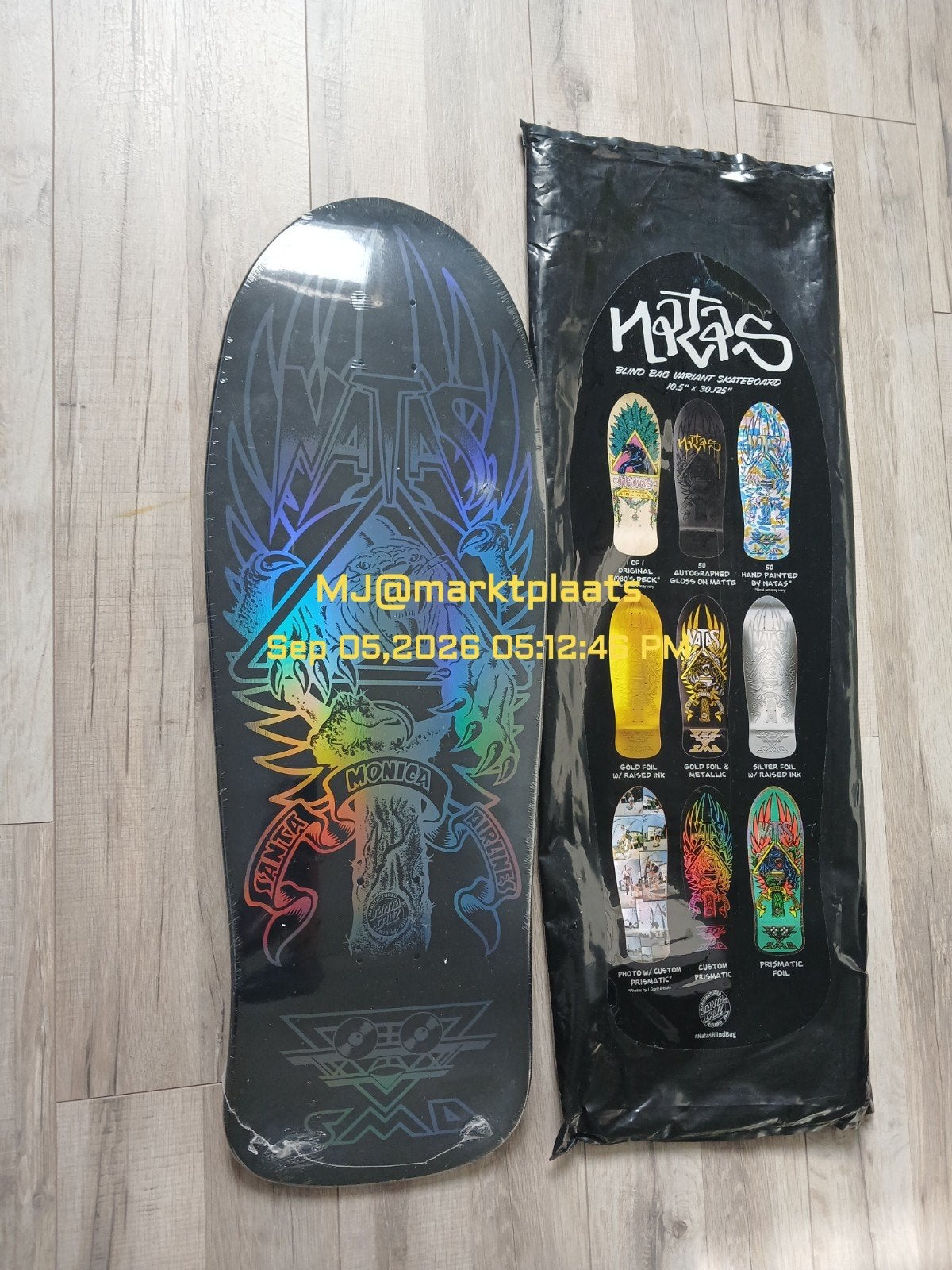 Santa Cruz Natas Kaupas Panther Prism deck Blind Bag, Ophalen of Verzenden, Nieuw, Skateboard