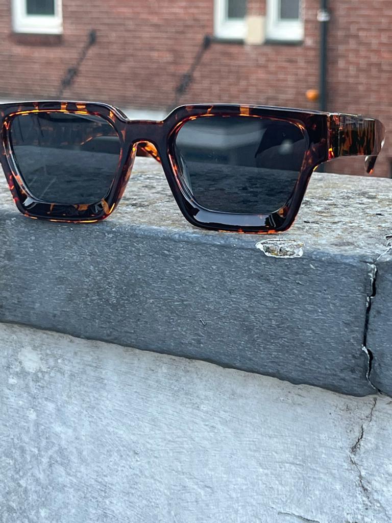 Vintage retro zonnebril – tortoise/Havana nieuw & ongedragen, Ophalen of Verzenden, Nieuw, Overige merken