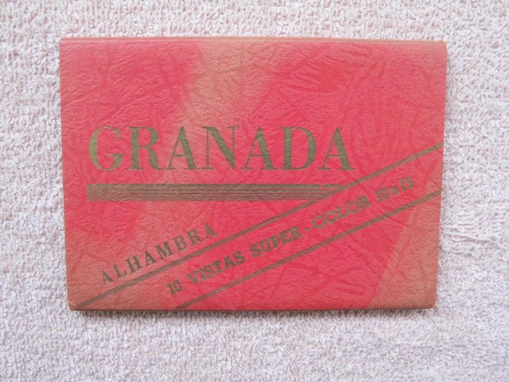Granada, 10 vistas super color, Ophalen of Verzenden, 1940 tot 1960, Ongelopen, Spanje