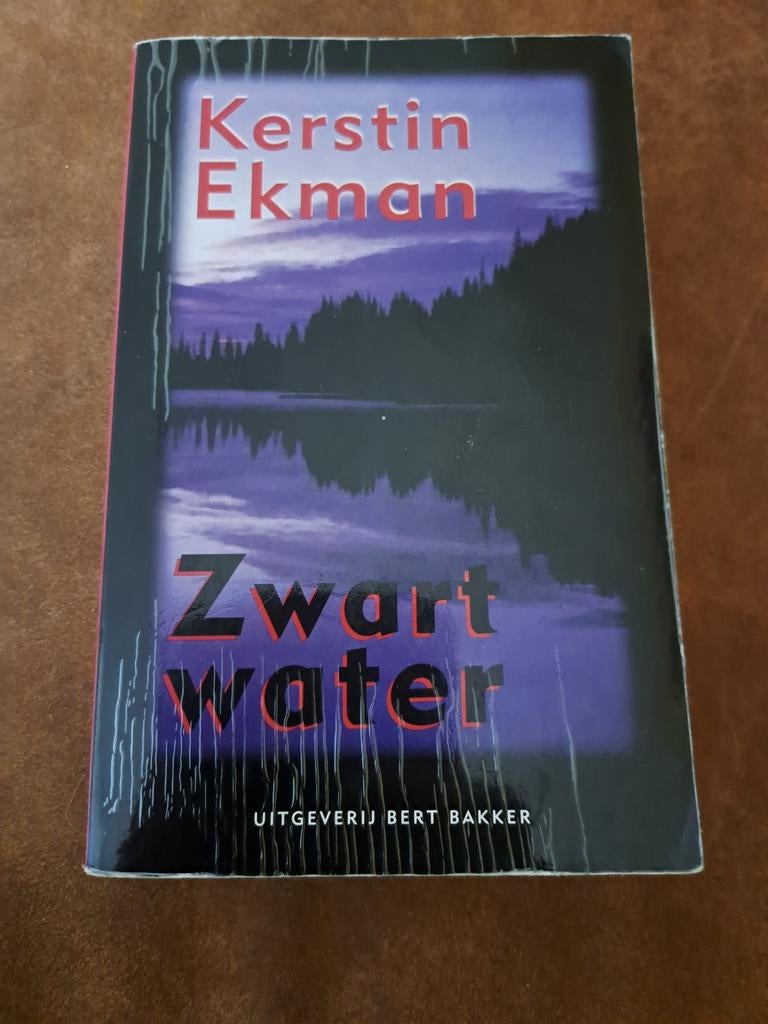 Kerstin Ekman - Zwart water., Ophalen of Verzenden, Gelezen, Kerstin Ekman