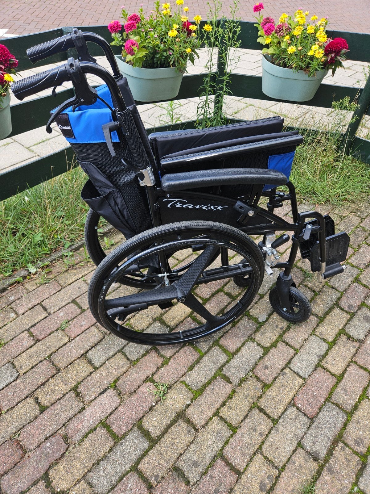 Opvouwbare lichtgewicht rolstoel, Diversen, Rolstoelen, Ophalen of Verzenden, Duwrolstoel