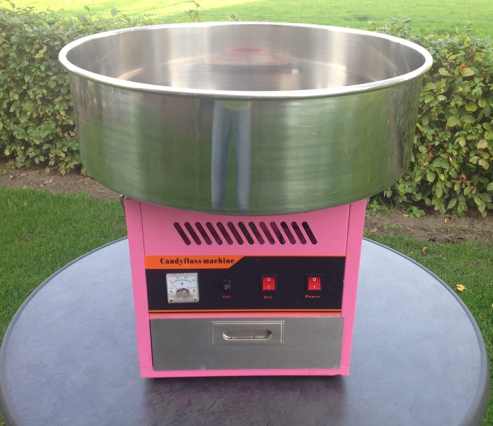Suikerspin popcorn machine popcornmachine suikerspinmachine, Ophalen, Zo goed als nieuw, Overige