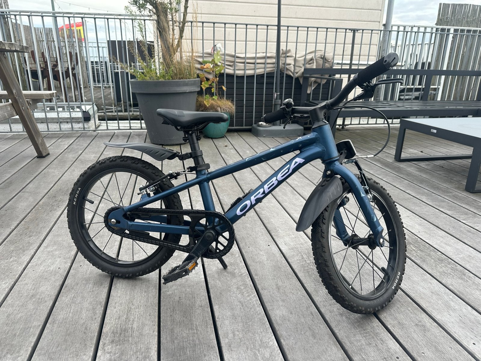 Orbea MX 16 inch kinderfiets - Zo goed als nieuw Moondust, Ophalen, Zo goed als nieuw, Velgrem, 16 tot 20 inch