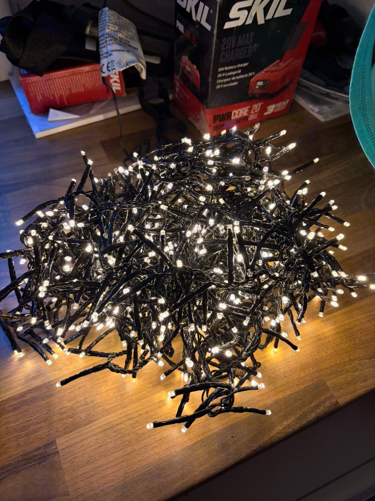 Warm White LED Cluster Christmas Lights, Ophalen of Verzenden, Zo goed als nieuw