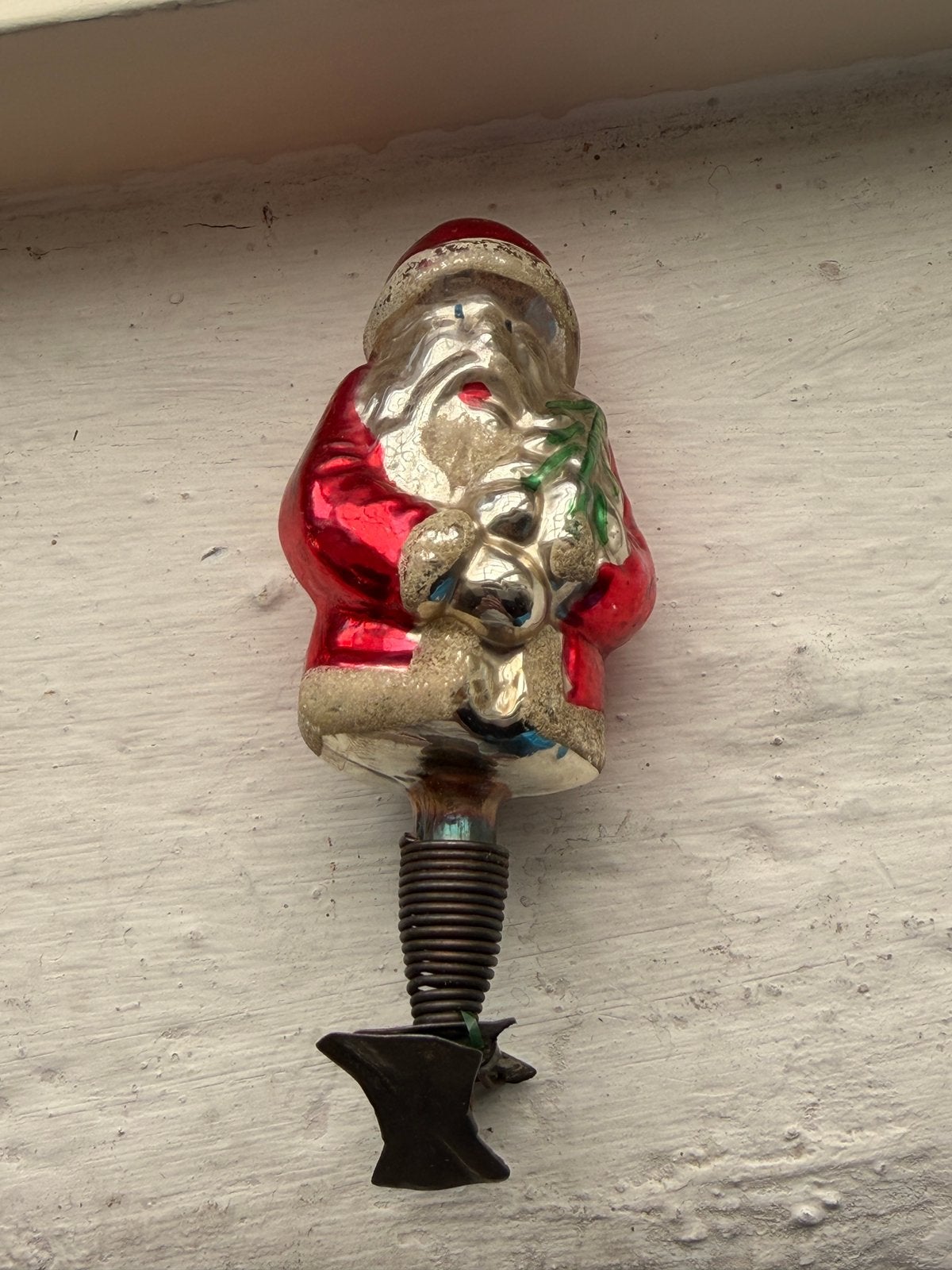 Grote Ajeko Kerstman in mooie staat.Cellulose verf, Ophalen of Verzenden, Gebruikt