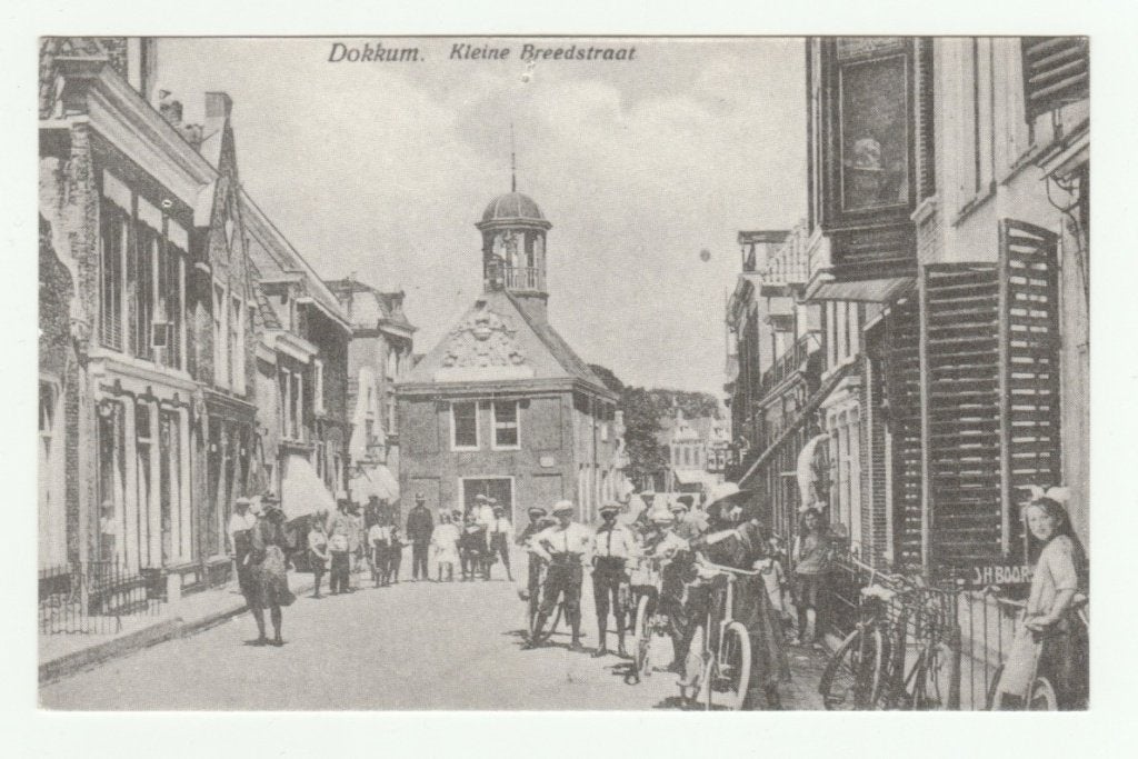 Dokkum - Kleine Breedstraat (herdruk), Verzenden, 1960 tot 1980, Gelopen, Friesland