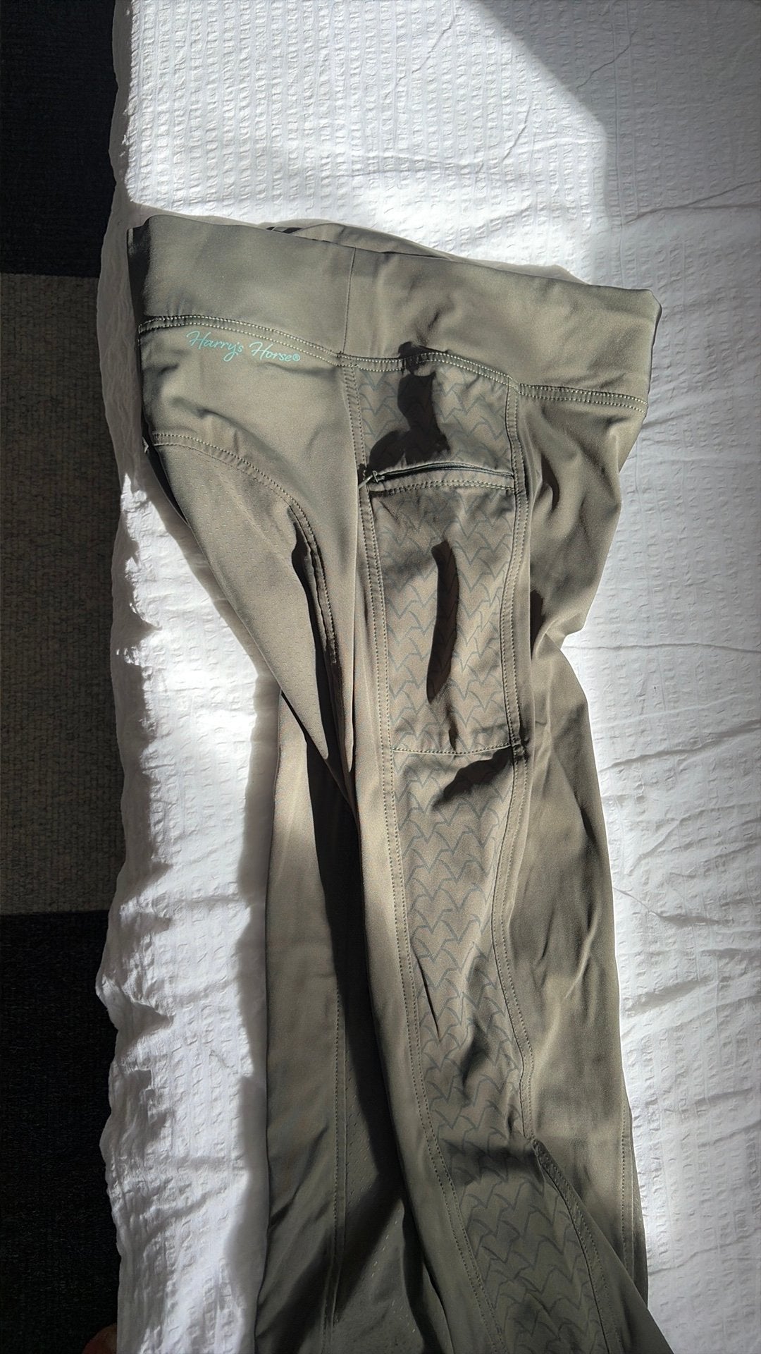 Groene harry Horse legging maat 38, Dieren en Toebehoren, Paardrijkleding, Ophalen of Verzenden, Gebruikt, Dressuur, Onderkleding