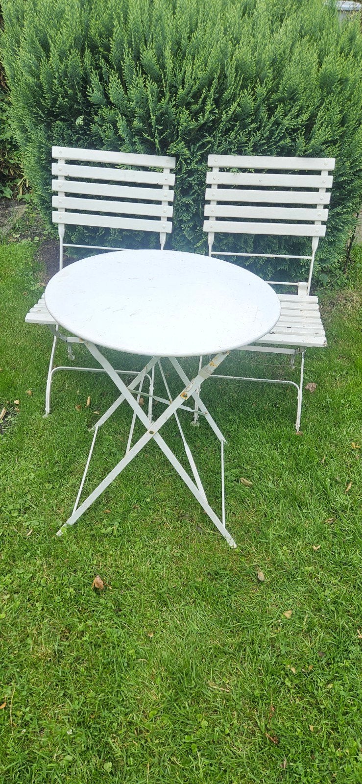 Bistro setje stevig setje alles inklapbaar  70 euro, Tuin en Terras, 2 zitplaatsen, Overige materialen, Bijzettafel, Ophalen of Verzenden