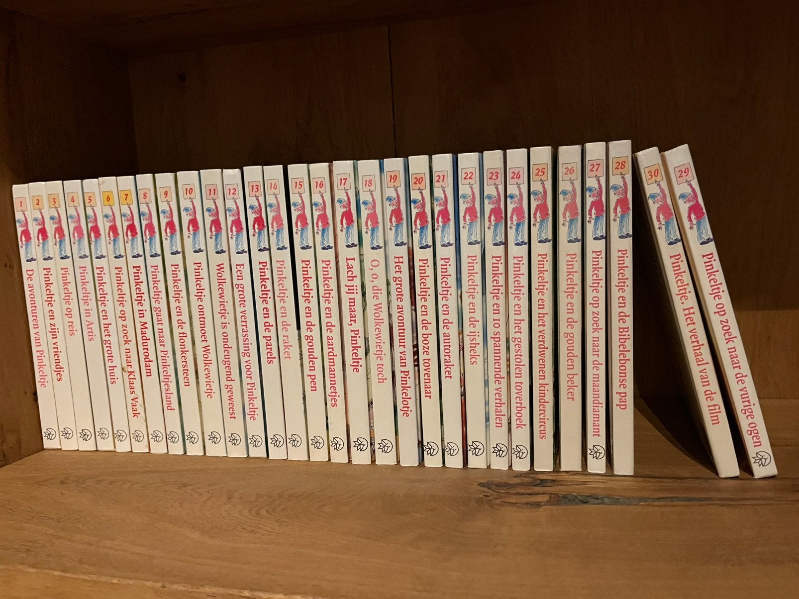 Serie Pinkeltje 1-30, Boeken, Ophalen, Gelezen, Algemeen, Complete serie
