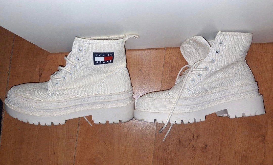 Originele Tommy Hilfiger laarsjes / schoenen – Maat 40 –, Kleding | Dames, Schoenen, Wit, Ophalen of Verzenden, Tommy Hilfiger