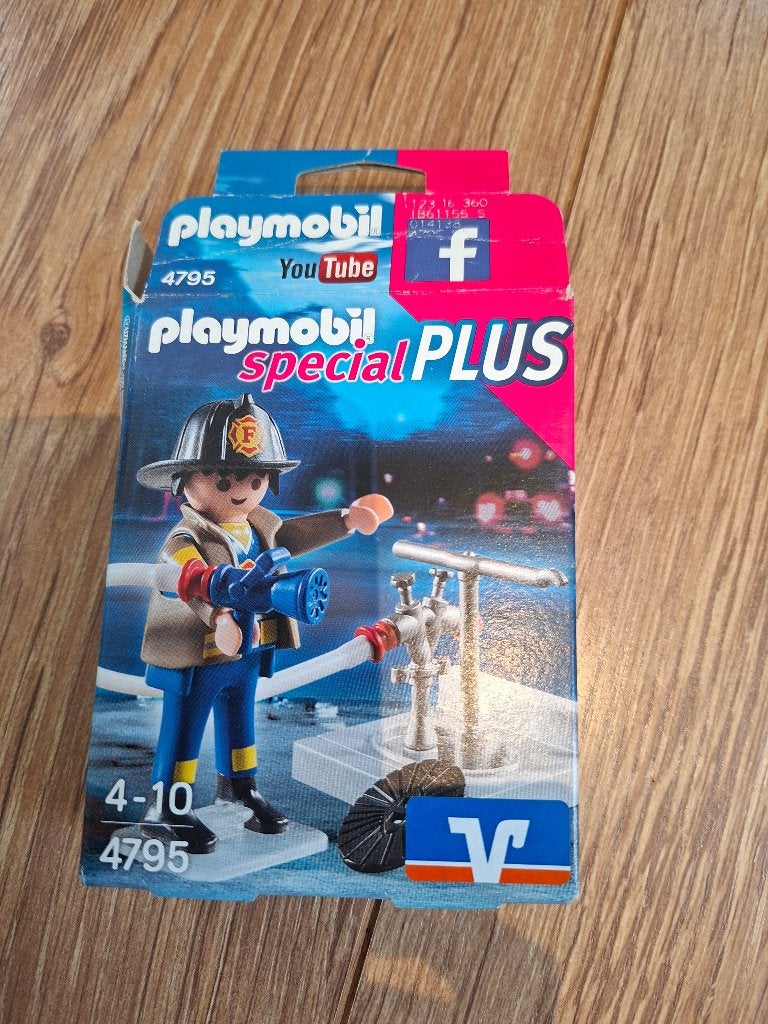 Playmobil brandweerman 4795, Ophalen of Verzenden, Zo goed als nieuw