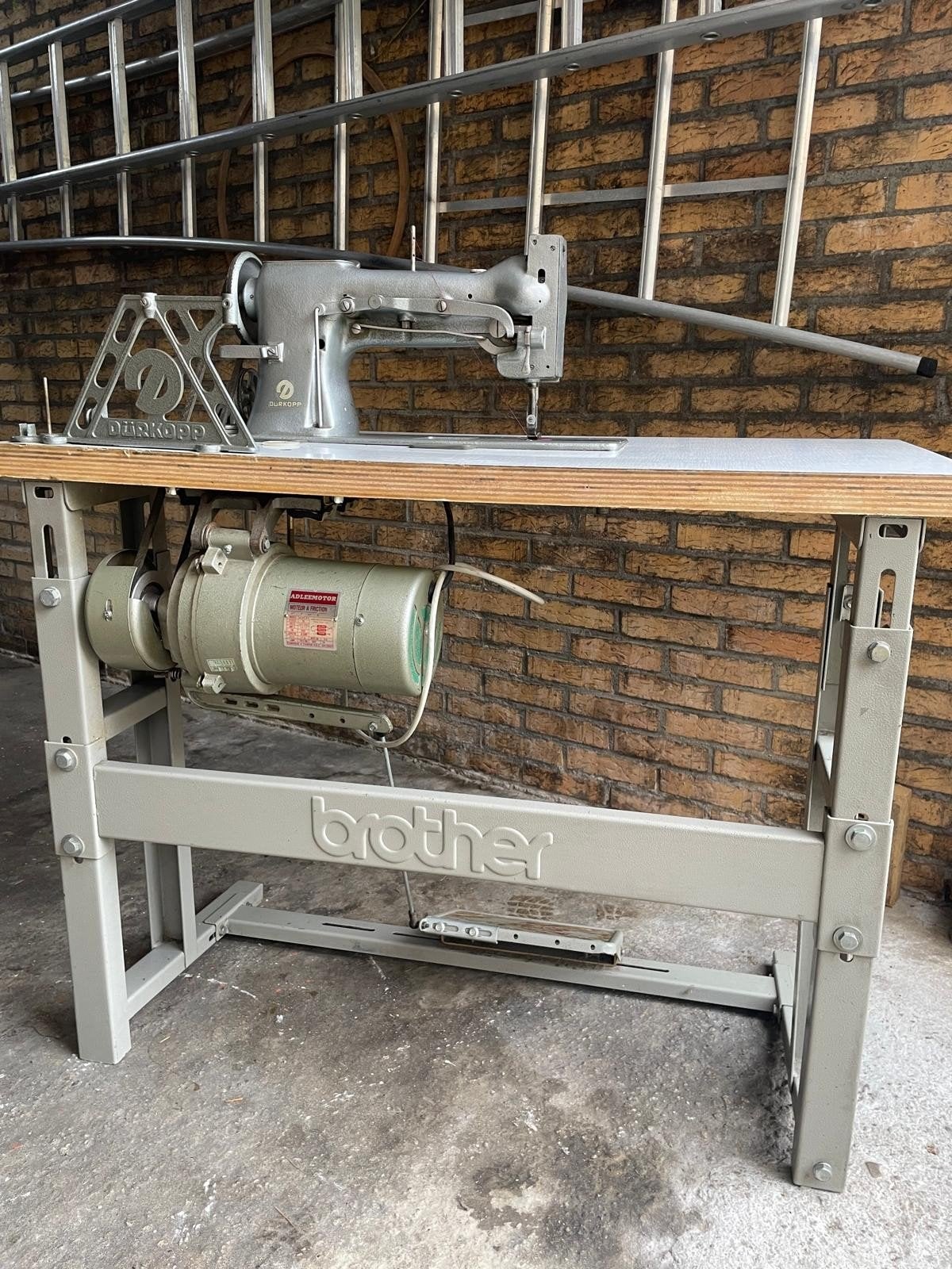 Industriële naaimachine Durkopp/Brother, Ophalen, Gebruikt, Naaimachine, Overige merken