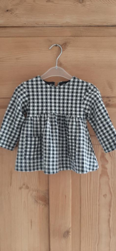 Zara geruit jurkjeje maat 74 - zo goed als nieuw!, Kinderen en Baby's, Babykleding | Maat 80, Ophalen of Verzenden, Zo goed als nieuw