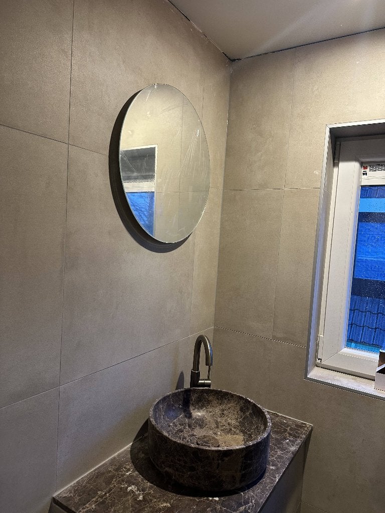10x 60x60 betonlook vloertegel Marfil Crème, Ophalen, 60 cm of meer, Nieuw, Minder dan 5 m²