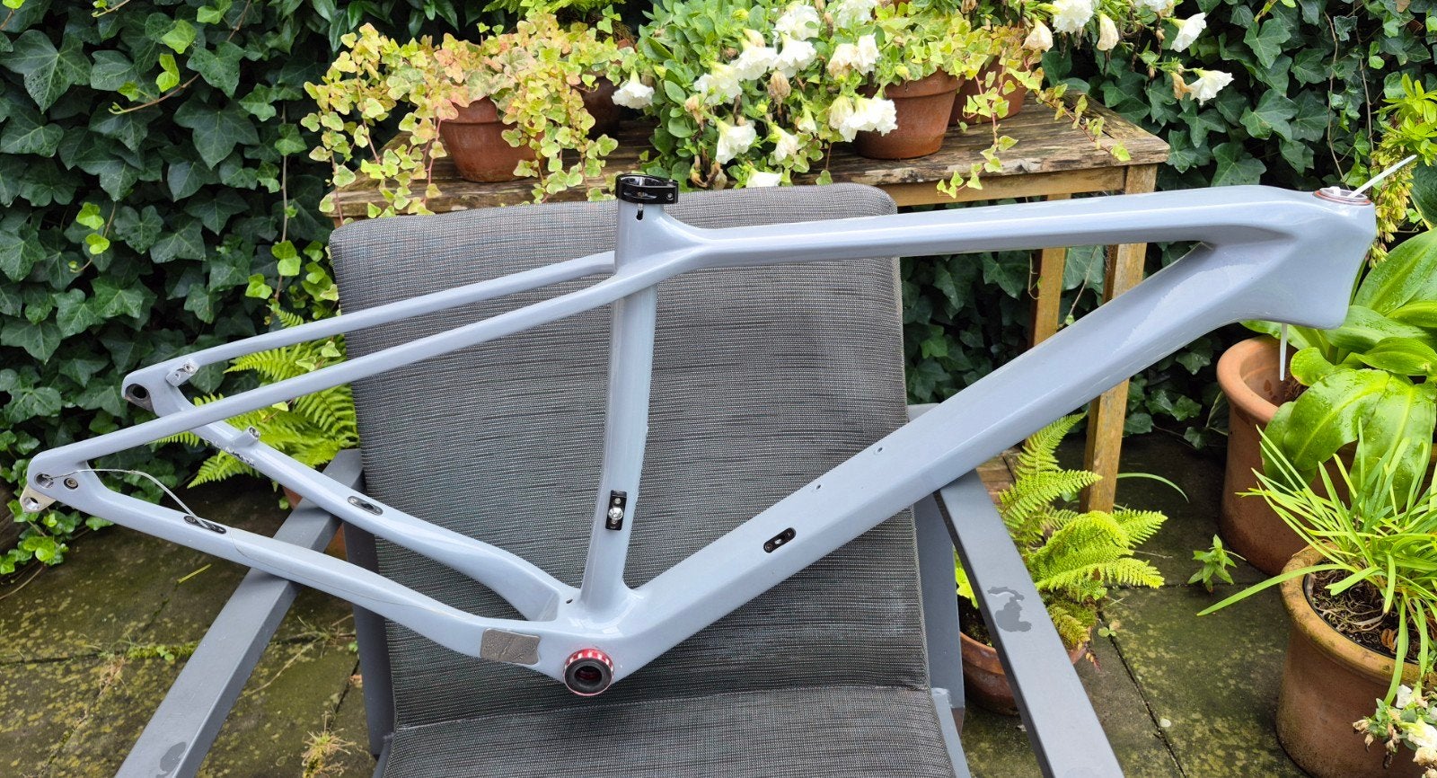Full Carbon MTB of strandfiets FRAME, superlicht, maat M, gr, Gebruikt, Hardtail, Ophalen of Verzenden, Schijfrem