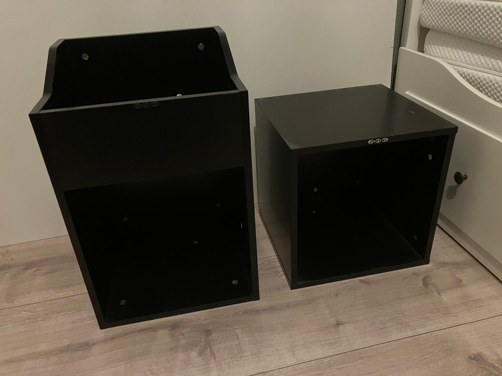 2 Zomo platenkasten vinyl, Ophalen, Gebruikt