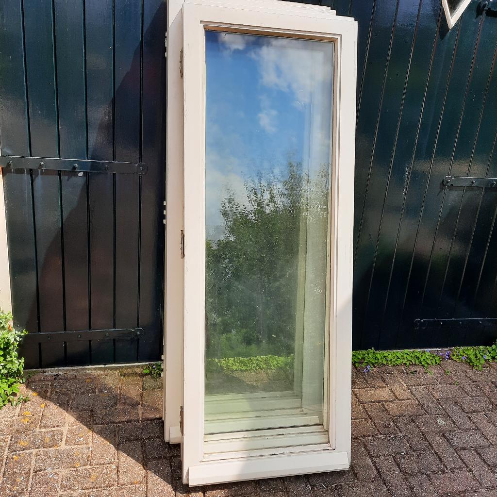 Draairaam met isolatie glas - 2 stuks - 65,5 x 171,0 cm, Ophalen, Minder dan 80 cm, Gevelraam of Ruit, Minder dan 80 cm