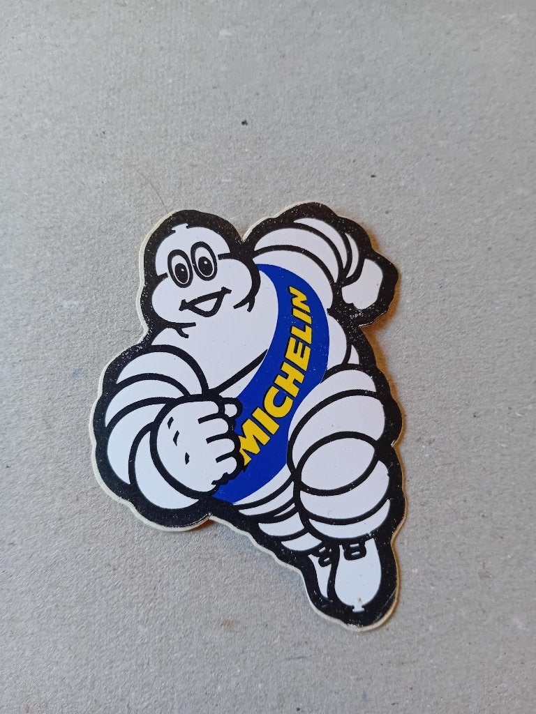 Michelin sticker rennend mannetje 7,5x6cm, Ophalen of Verzenden, Nieuw, Bedrijf of Vereniging