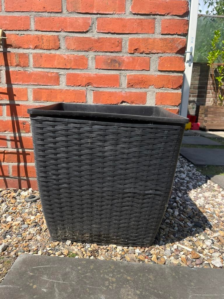 2 gratis gevulde bloempotten, Ophalen, Kunststof, Gebruikt, Minder dan 60 cm