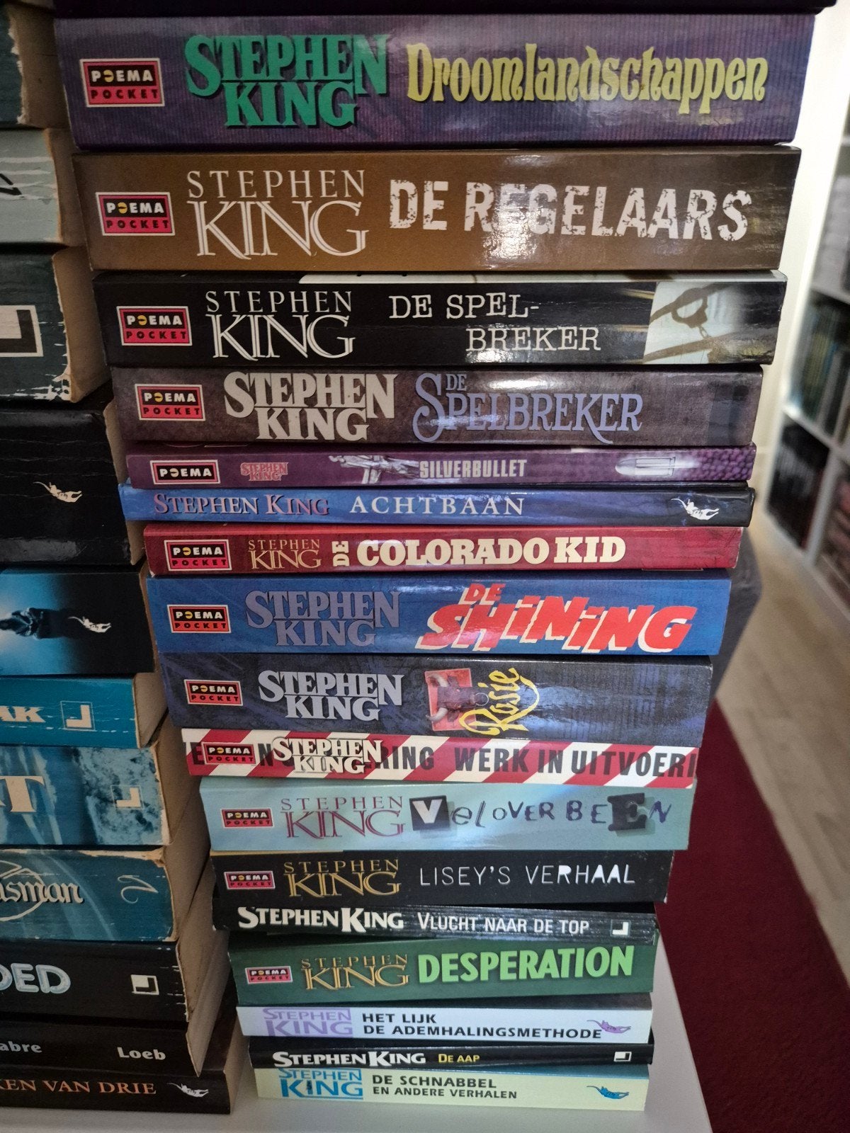 Grote collectie Stephen King boeken - diverse titels, Boeken, Ophalen of Verzenden, Gelezen