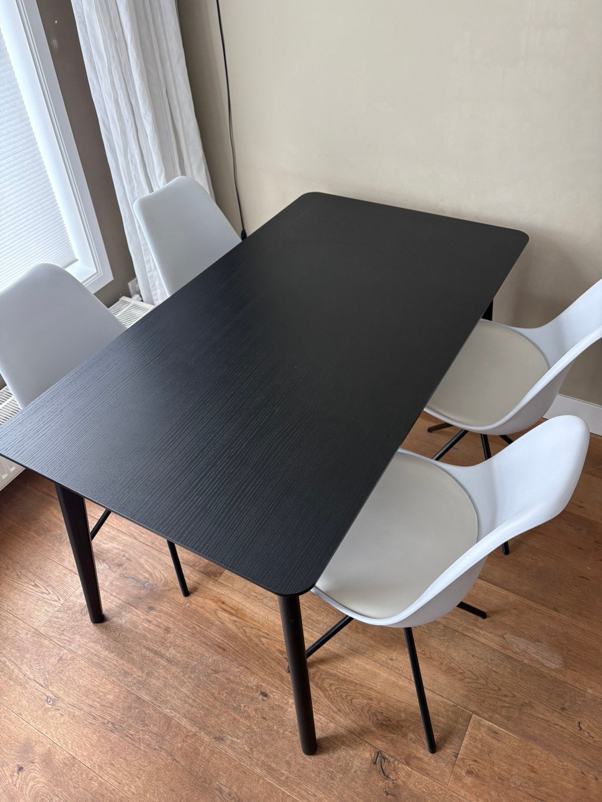 Eettafel en stoelen, Ophalen, 100 tot 150 cm, 50 tot 100 cm, Zo goed als nieuw