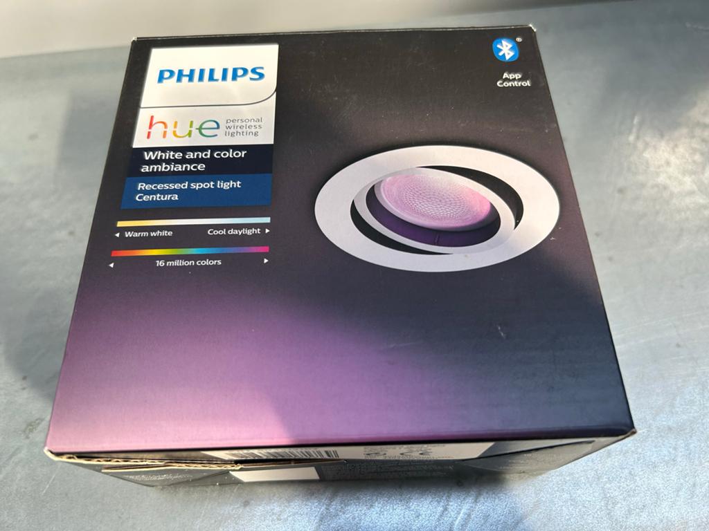Philips Hue Centura Inbouwspot, 12 stuks, Metaal of Aluminium, Nieuw, Ophalen of Verzenden, Led
