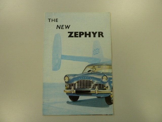 1956 Ford Zephyr Brochure, Ophalen of Verzenden, Gelezen, Ford