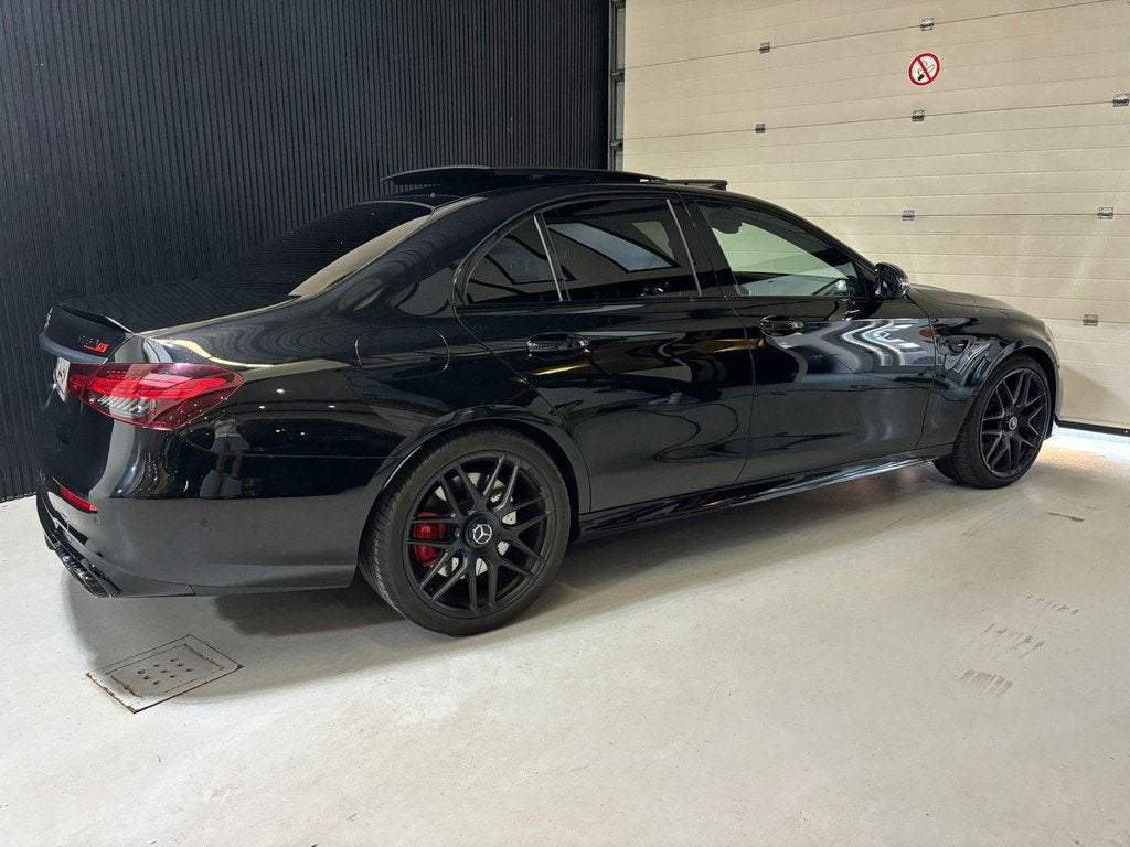 Mercedes-Benz E-klasse AMG E63S 4MATIC+ 612pk, Auto's, Automaat, Gebruikt, Zwart, Leder