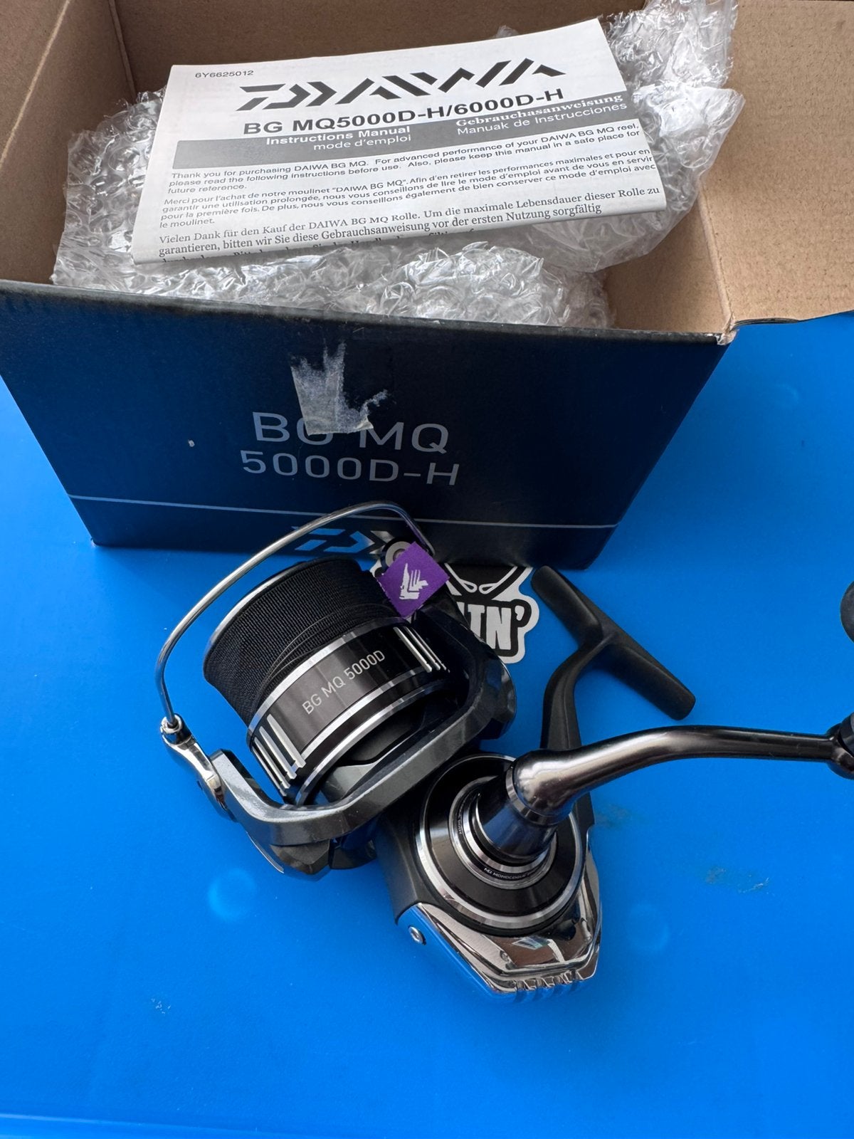 Daiwa BG MQ 5000D-H, Watersport en Boten, Ophalen of Verzenden, Zo goed als nieuw, Molen