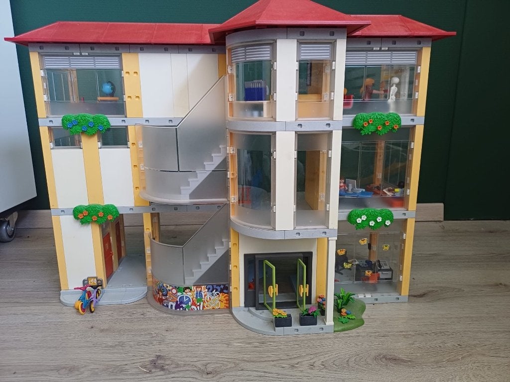 School playmobil, Ophalen, Gebruikt, Gebouw, Overige series