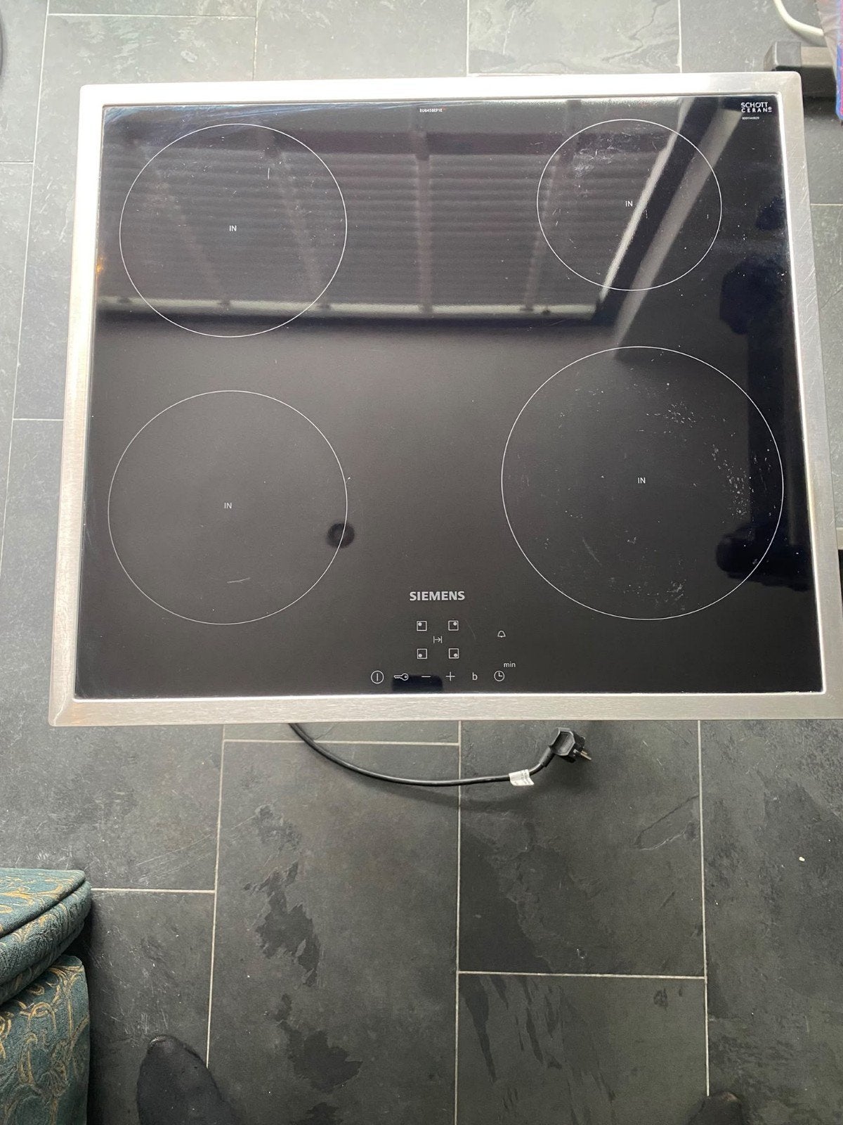 Siemens Inductie Kookplaat inbouw, Zo goed als nieuw, Energieklasse A of zuiniger, Inbouw, Inductie