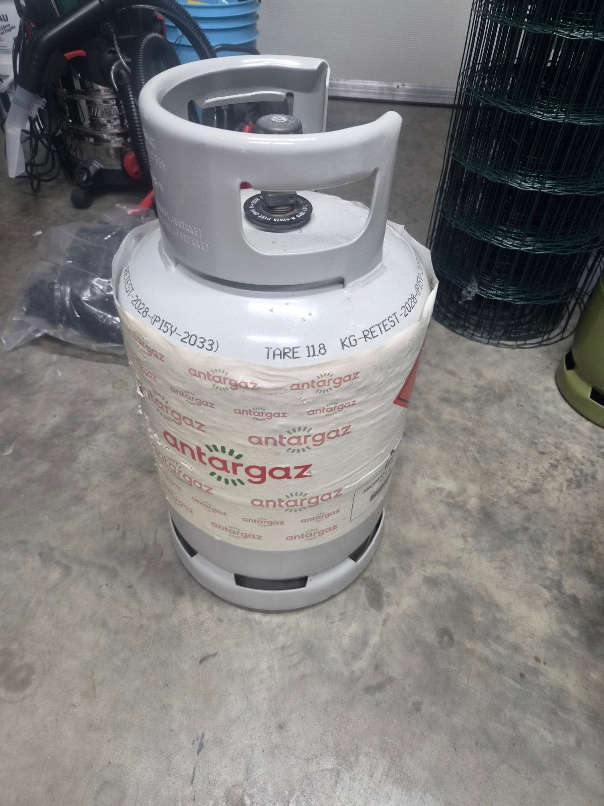 Antargaz gasfles 11.8 kg  pas gevuld., Ophalen, Nieuw