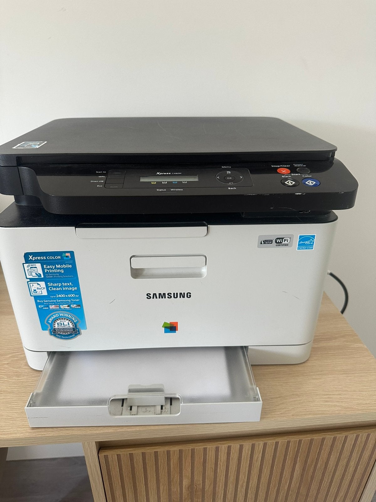 Samsung Xpress C410W printer in goede staat, Ophalen, Zo goed als nieuw