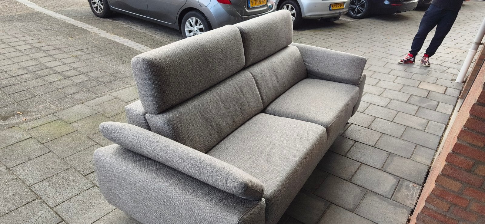 Nieuwe bank, spoedverkoop wegens verhuizing, Huis en Inrichting, Banken | Bankstellen, 150 tot 200 cm, 75 tot 100 cm, Ophalen of Verzenden