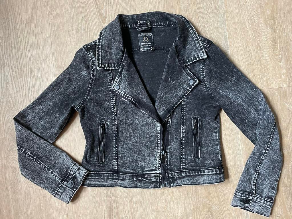 Indian Blue Jeans mooi spijkerjasje maat 140, Verzenden, Zo goed als nieuw, Meisje, Jas