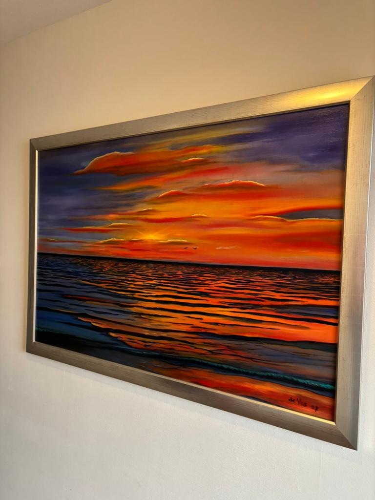 Schilderij De Vos 130 X90, Ophalen of Verzenden