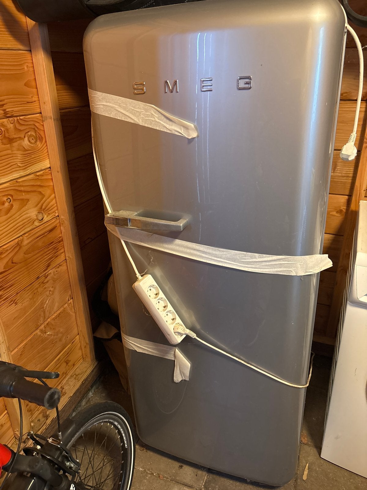 Smeg Koelkast - Stijlvol en Ruim, Ophalen, Gebruikt, 200 liter of meer, 60 cm of meer