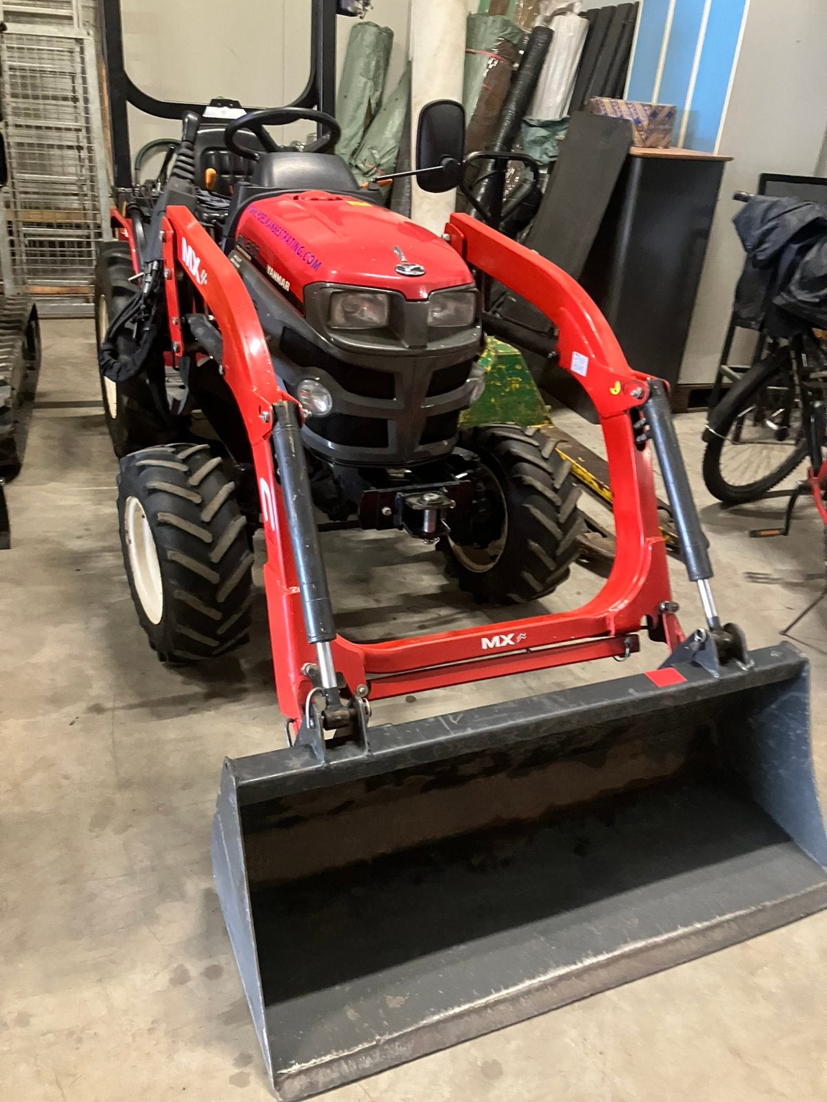 Yanmar minitractor 19 pk met voorlader, Gebruikt, Tot 2500, Tot 80 Pk, Ophalen