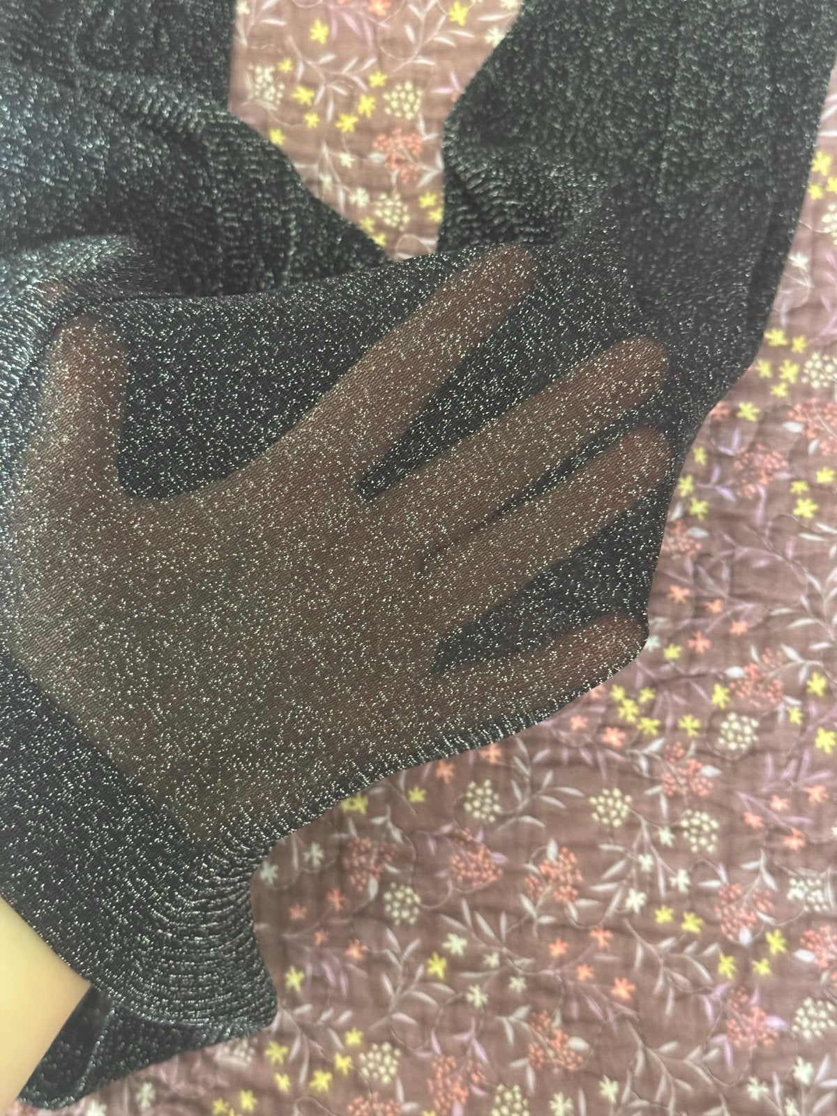 H&M Zwarte Glitter Legging Maat S, Legging, Maat 36/38 (S), Zwart, Ophalen of Verzenden